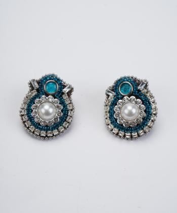 گوشواره زنانه قلم فلزي مدل earringLE59
