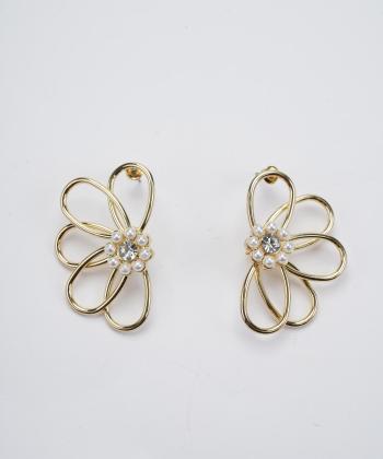 گوشواره زنانه قلم فلزي مدل earringluxury01