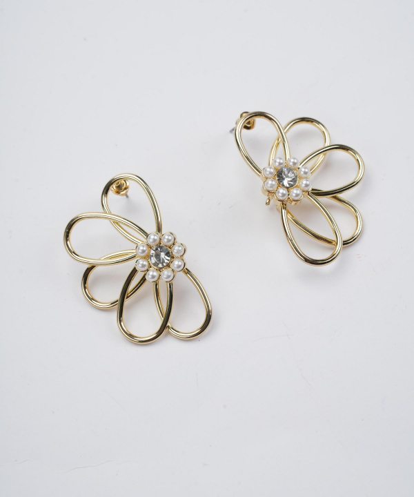 گوشواره زنانه قلم فلزی مدل earringluxury01