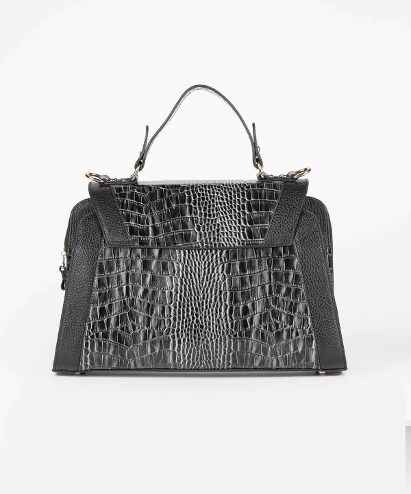 کیف دوشی زنانه چرم کروکو Croco Leather مدل دونیکو