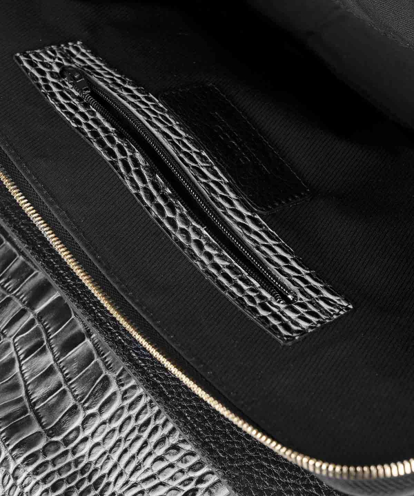 کیف دوشی زنانه چرم کروکو Croco Leather مدل دونیکو
