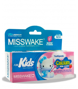 خمیر دندان کودک میسویک Misswake مدل Calcium حجم 50 میلی لیتر