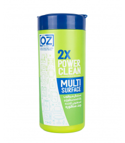 دستمال مرطوب پاک کننده سطوح دکتر از Dr Oz مدل 2X Power Clean بسته 50 عددی