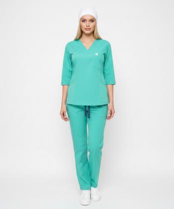 ست اسکراب تیشرت و شلوار زنانه ساچی مدل Eirene