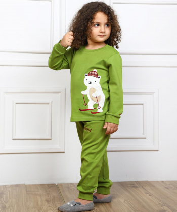 ست تیشرت آستین بلند و شلوار پسرانه مادر Madar مدل رابین