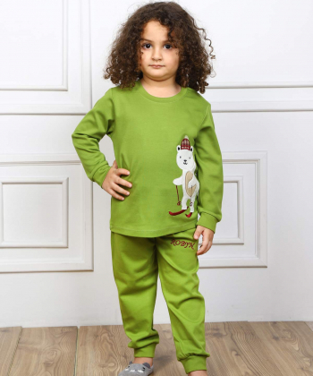 ست تیشرت آستین بلند و شلوار پسرانه مادر Madar مدل رابین