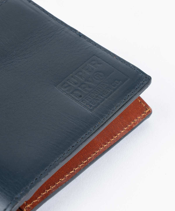 کیف پول مردانه چرم سوپردرای Superdry مدل M98000TQ