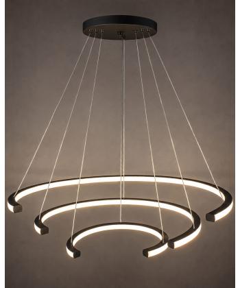 لوستر مدرن چشمه نور كد A6441/3 ريموت دار