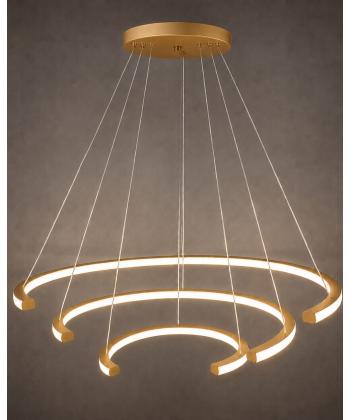 لوستر مدرن چشمه نور كد A6441/3 ريموت دار