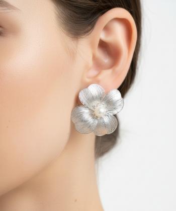 گوشواره زنانه قلم فلزي مدل earringLE51