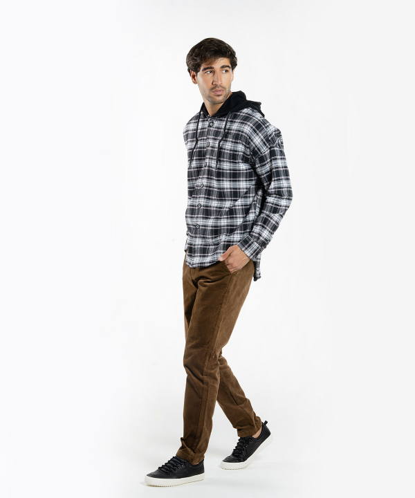 پیراهن مردانه کلاه دار جوتی جینز JootiJeans کد 04531051