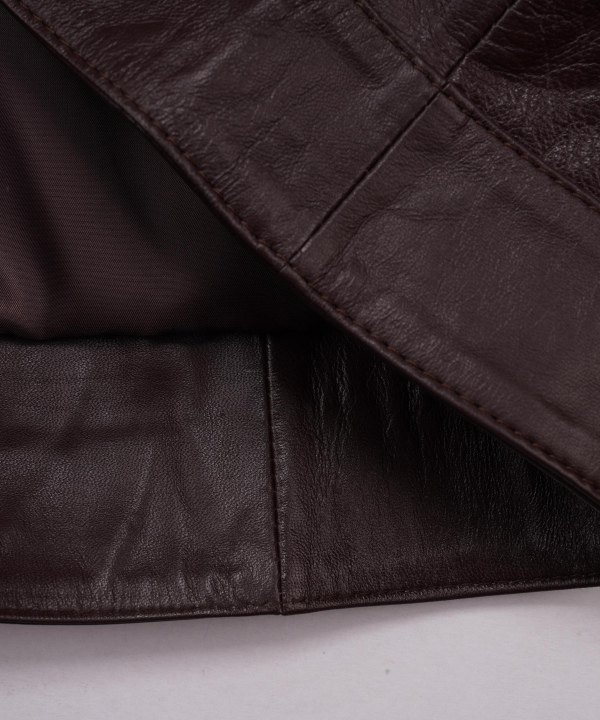 کت زنانه چرم طبیعی نوین چرم Novin Leather مدل روبینا__D