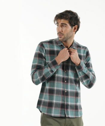 پیراهن آستین بلند مردانه ال سی وایکیکی LC Waikiki کد 0W88983