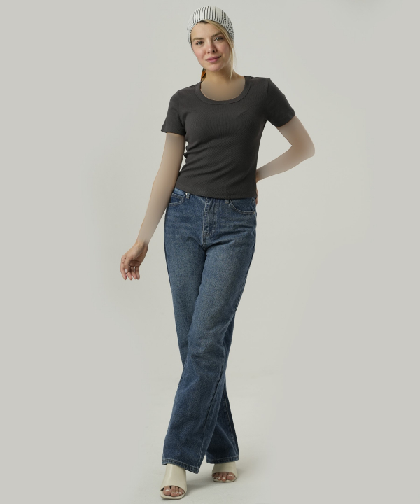 تیشرت زنانه جین وست کد 52273511