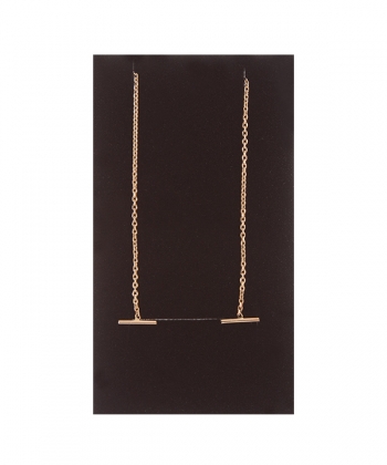 گوشواره تی با زنجیر