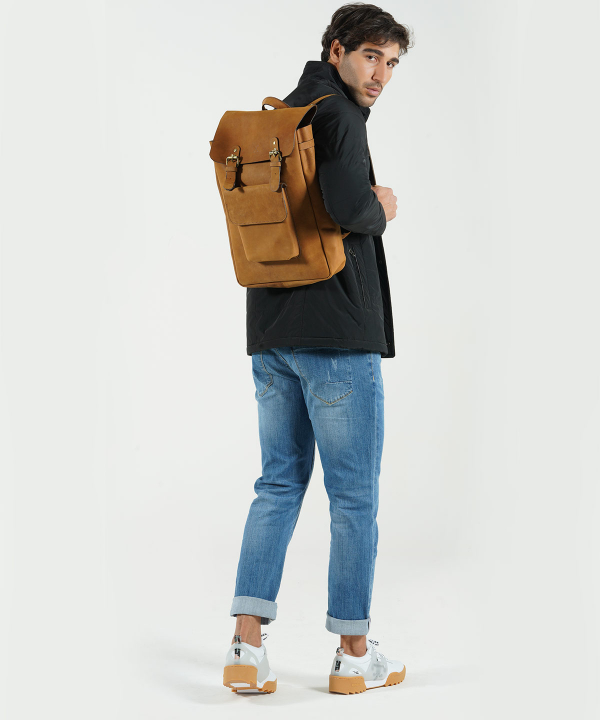 کوله پشتی چرم لانکا Lanka Leather مدل BP-1