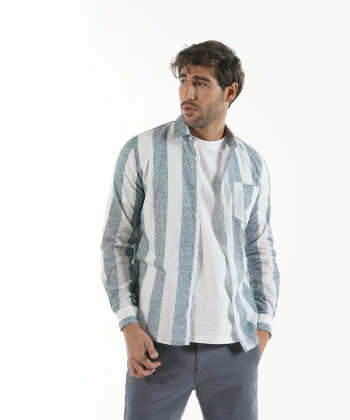 پیراهن آستین بلند مردانه ال سی وایکیکی LC Waikiki کد 0W93668