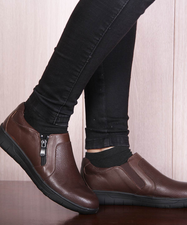 کفش چرم زنانه شهر چرم Leather City مدل F4061