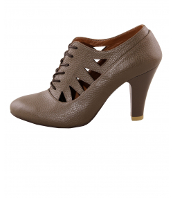 کفش پاشنه بلند زنانه چرم طبیعی شهر چرم Leather city مدل shch-t709