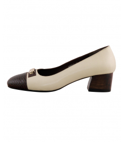 کفش پاشنه دار زنانه شهر چرم Leather city مدل sl4010