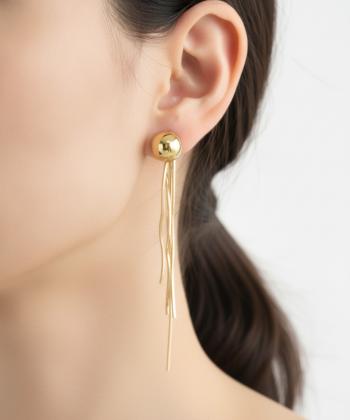 گوشواره زنانه قلم فلزي مدل earringmodern28