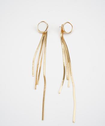 گوشواره زنانه قلم فلزي مدل earringmodern30