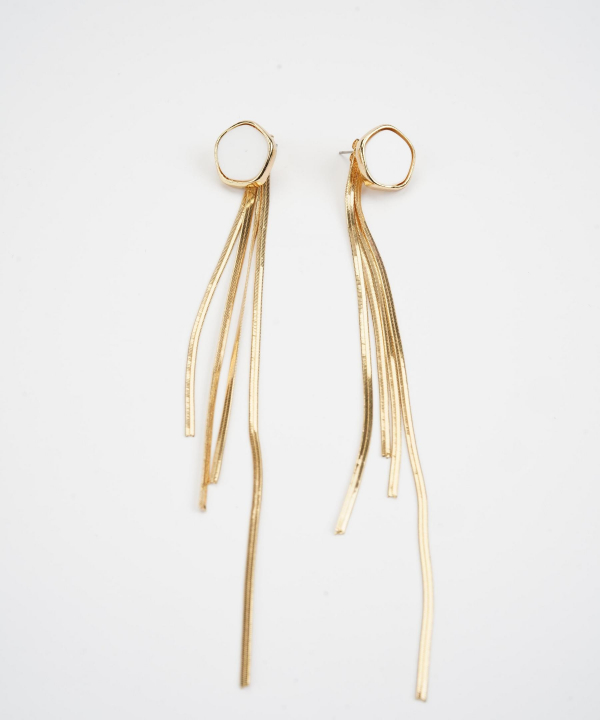 گوشواره زنانه قلم فلزی مدل earringmodern30 __D
