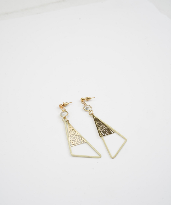 گوشواره زنانه قلم فلزی مدل earringmodern26 __D