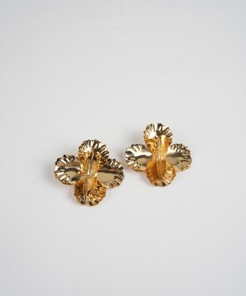 گوشواره زنانه قلم فلزي مدل earringMgold14