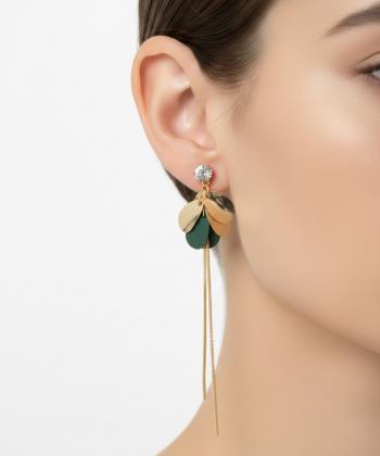 گوشواره زنانه قلم فلزي مدل earringmodern20