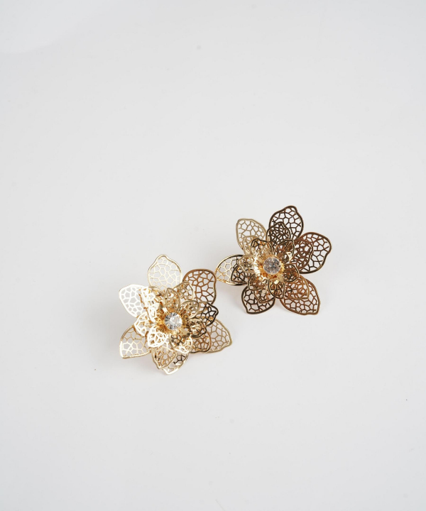 گوشواره زنانه قلم فلزی مدل earringMgold22 __D