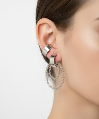 گوشواره زنانه قلم فلزي مدل earringmodern38