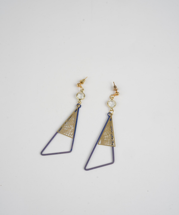 گوشواره زنانه قلم فلزی مدل earringmodern34 __D