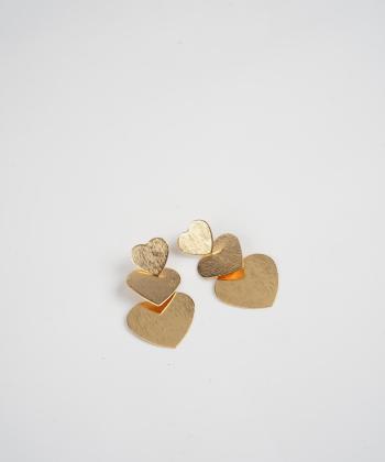 گوشواره زنانه قلم فلزي مدل earringMgold19