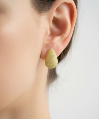 گوشواره زنانه قلم فلزي مدل earringgold02