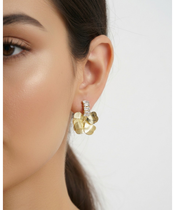 گوشواره زنانه قلم فلزي مدل earringminimal07