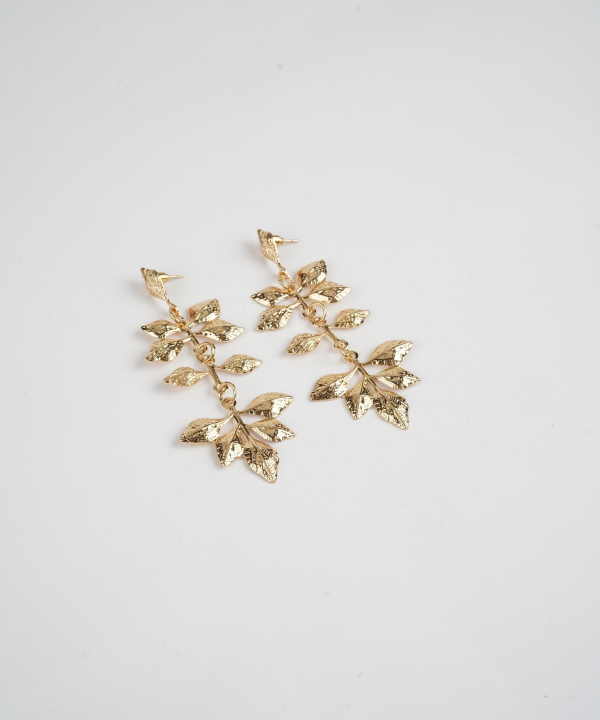 گوشواره زنانه قلم فلزی مدل earringMgold18 __D