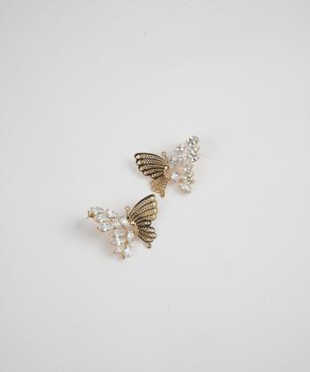 گوشواره زنانه قلم فلزي مدل earringMgold15