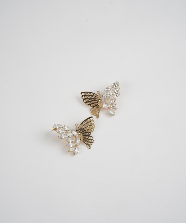 گوشواره زنانه قلم فلزی مدل earringMgold15 __D
