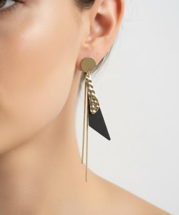 گوشواره زنانه قلم فلزي مدل earringmodern24