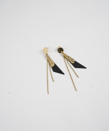 گوشواره زنانه قلم فلزي مدل earringmodern24