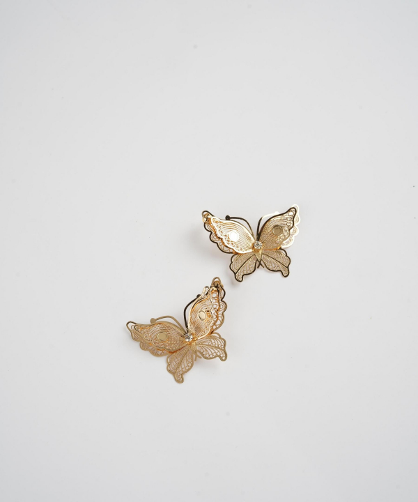 گوشواره زنانه قلم فلزی مدل earringMgold24 __D