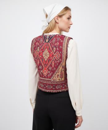 جليقه زنانه قلم فلزي مدل VESTCARPET02/38