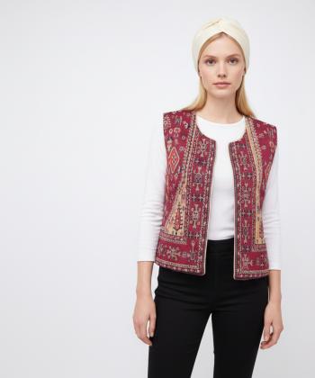 جليقه زنانه قلم فلزي مدل VESTCARPET01/36