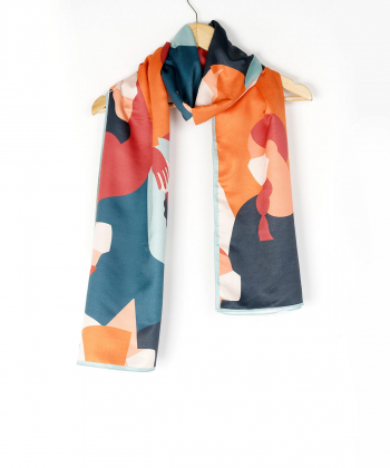 شال زنانه طرح دار آروما Aroma مدل 21302002