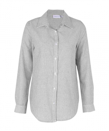 شومیز راه راه زنانه زیبو Ziboo مدل Amor