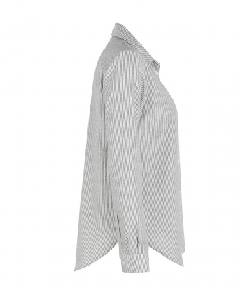 شومیز راه راه زنانه زیبو Ziboo مدل Amor