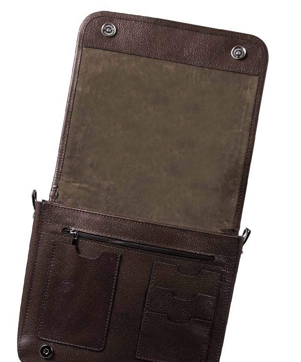 کیف دوشی مردانه شهر چرم Leather City مدل sr313
