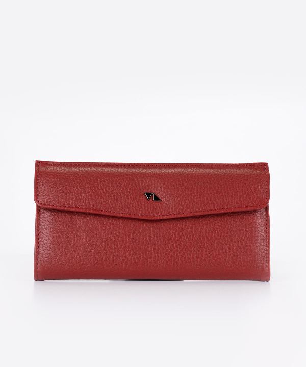 کیف پول زنانه چرم طبیعی چرم مشهد Mashad Leather مدل D5061