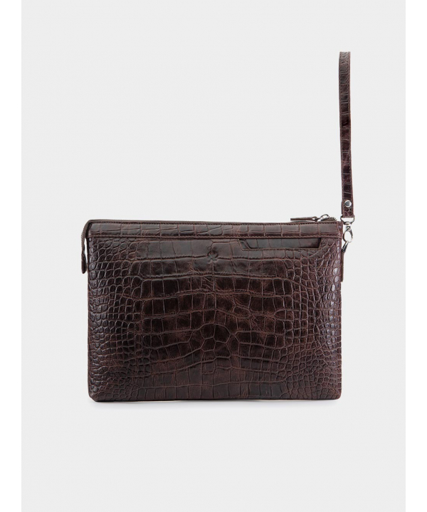 کیف دستی چرم طبیعی نوین چرم Novin Leather مدل آیکان